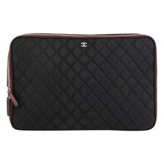 Chanel Laptop Sleeve Quilted Nylon at 1stDibs