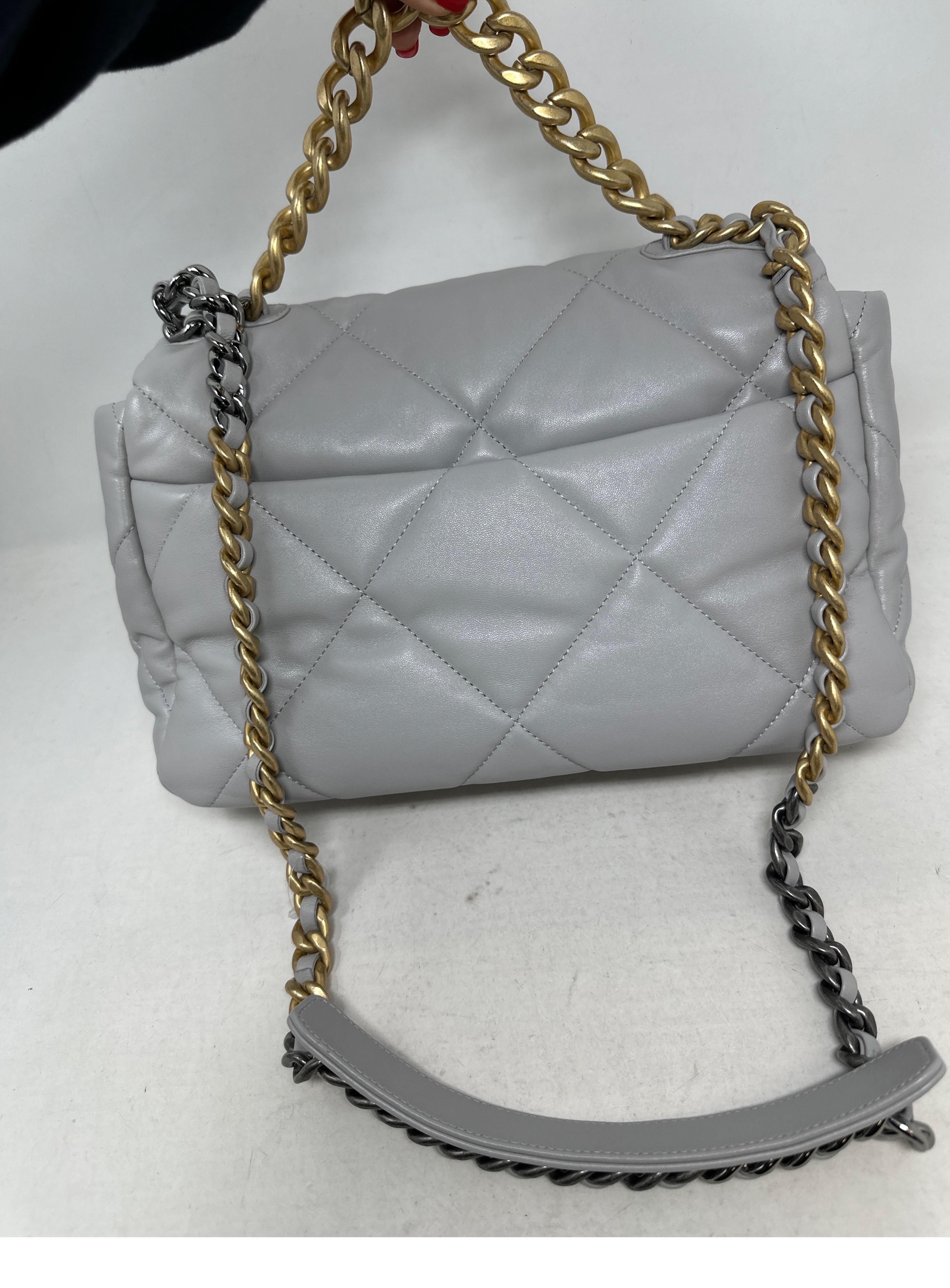 Chanel Große Tasche 2019 Grau  7
