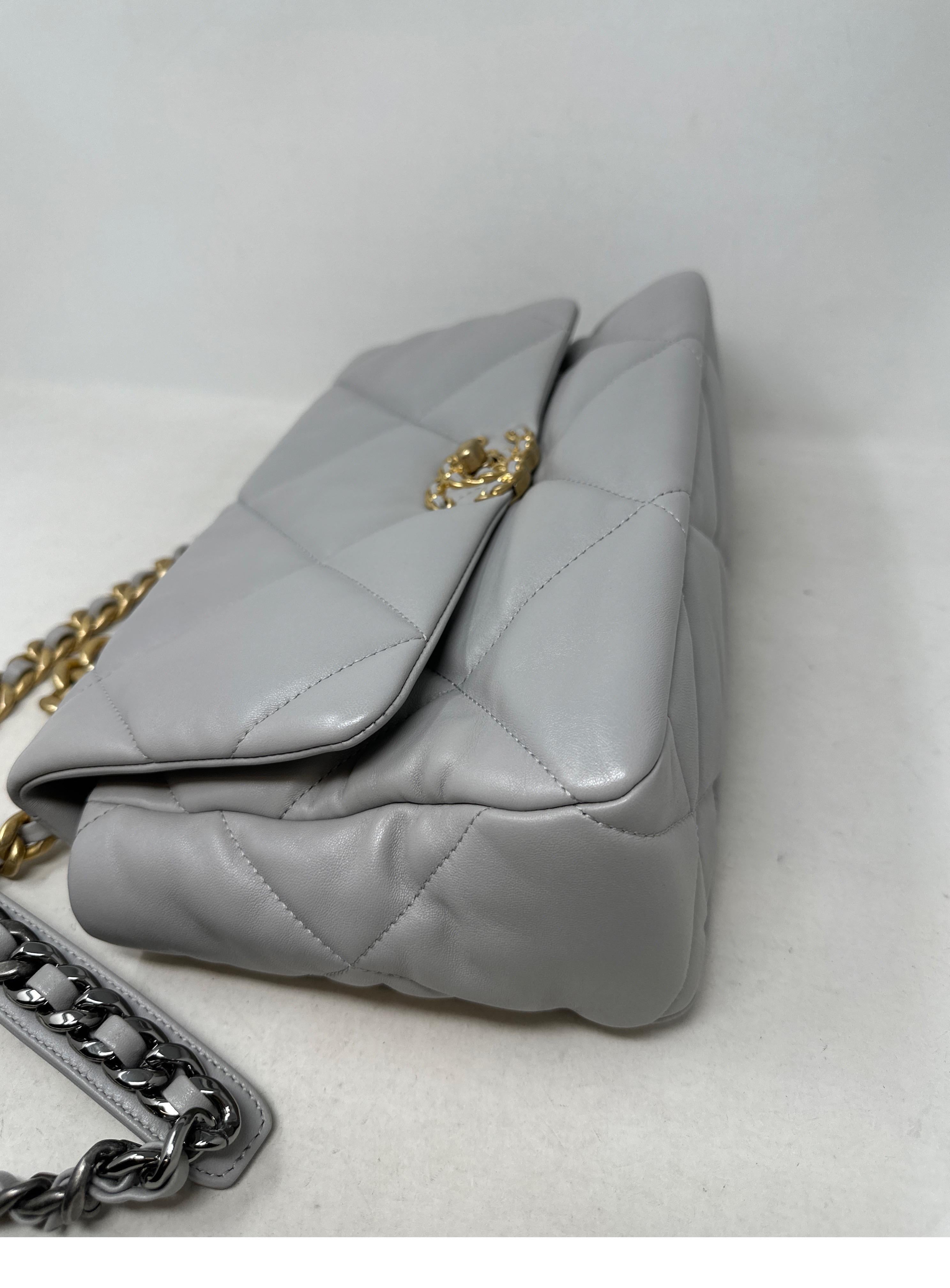 Chanel Large 2019 Grey Bag  1