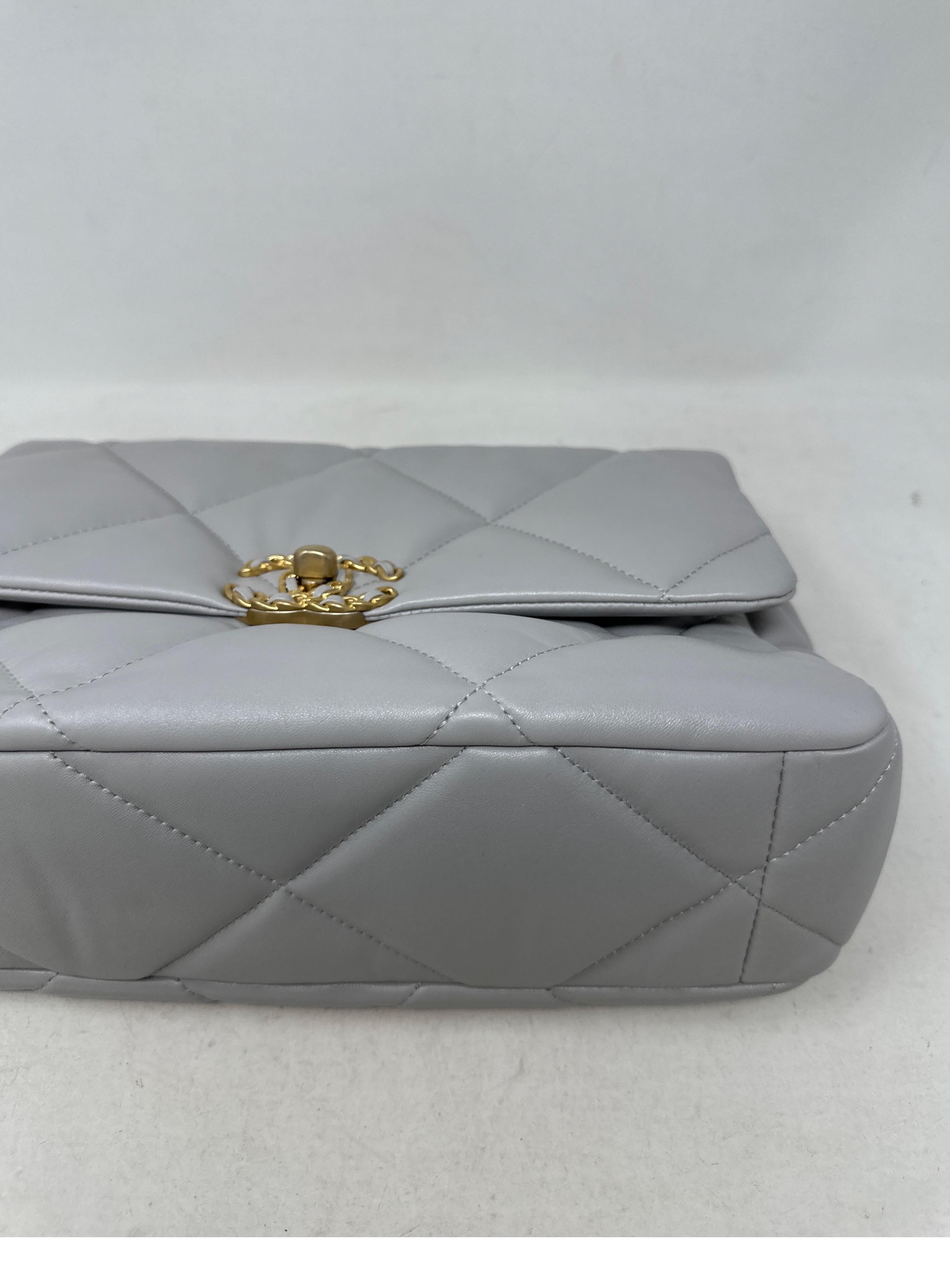 Chanel Große Tasche 2019 Grau  5