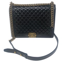 Chanel Black Le Boy Large Flap Bag – The Closet