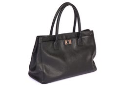 Chanel Large Black Caviar City Bag