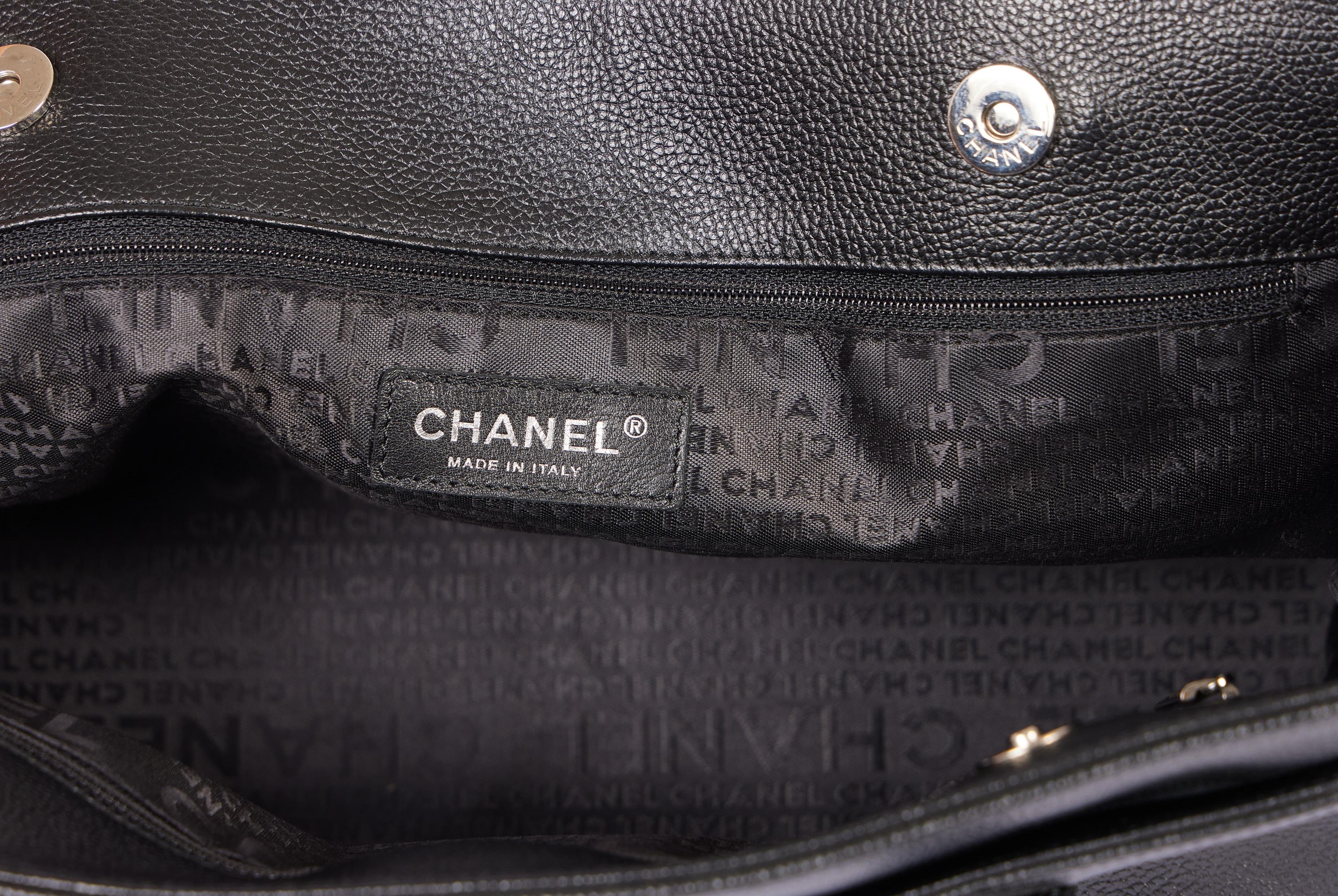 Borsa Chanel Large Black Caviar City 1
