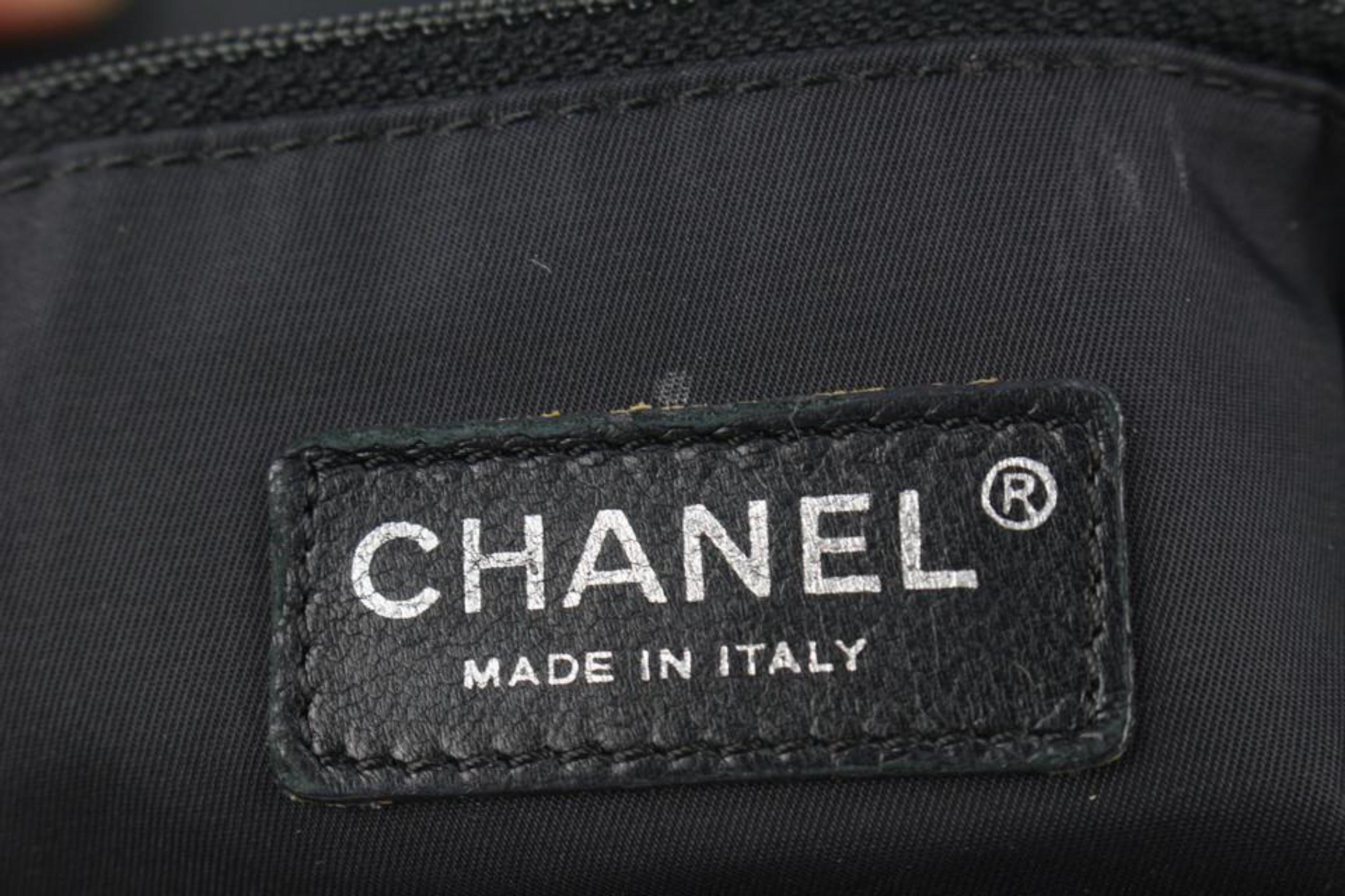Chanel Große schwarze gesteppte Biarritz GM Tragetasche 927ca51 im Angebot 7