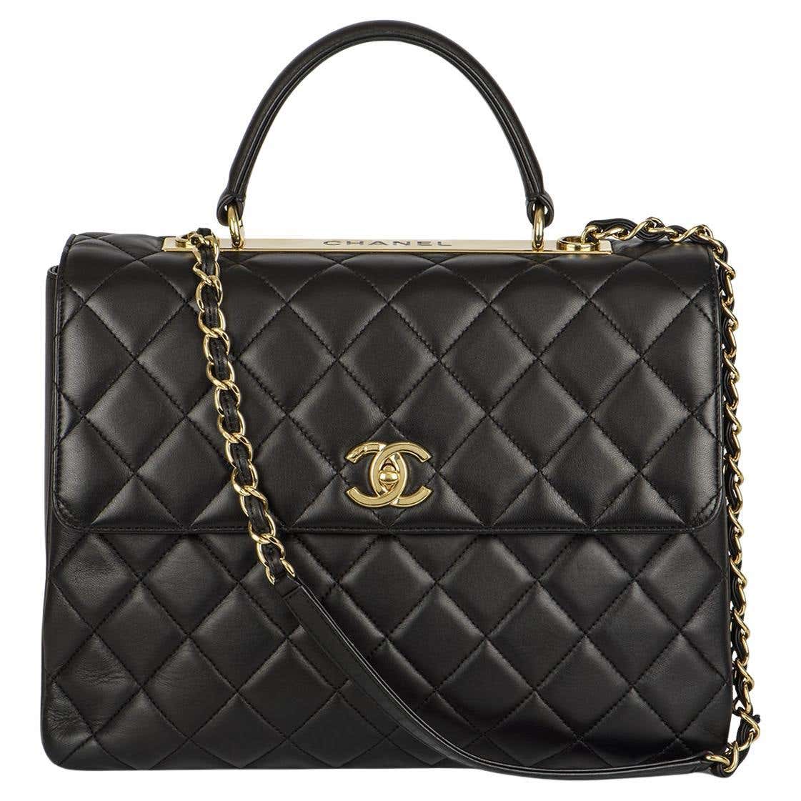 Chanel Large Black Trendy CC Flap Bag At 1stDibs Chanel Large Black Trendy CC Flap Bag At 1stDibs