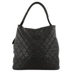 Chanel Large Boating Classic Shopper Zippered Expandable Tote