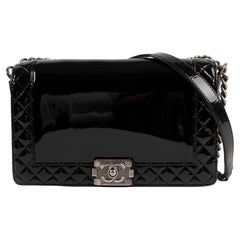 Chanel Large Boy Patent Leather Bag