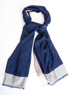 Chanel Large Camellia Cashmere Scarf