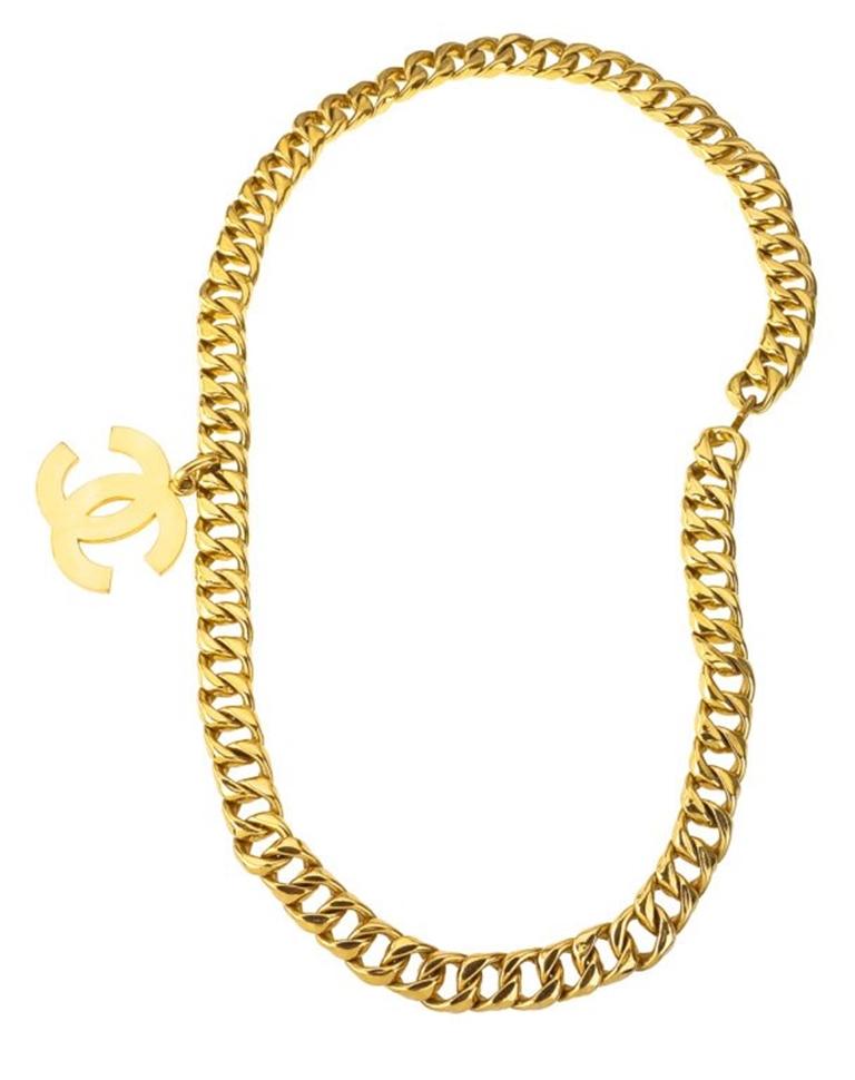 Women's Chanel Large CC Necklace / Belt For Sale
