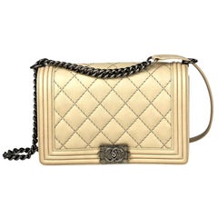 Chanel Large Double Stitch Boy Crossbody Bag