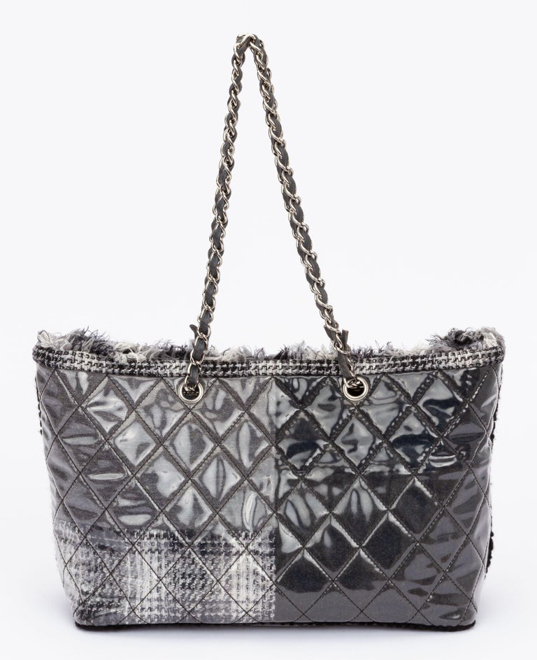 Chanel Large Fantasy Tweed Quilted Tote For Sale at 1stDibs