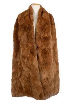 Chanel large fur stole