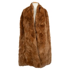 Chanel large fur stole