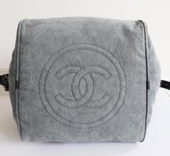 Chanel Large Street Style Canvas Bag