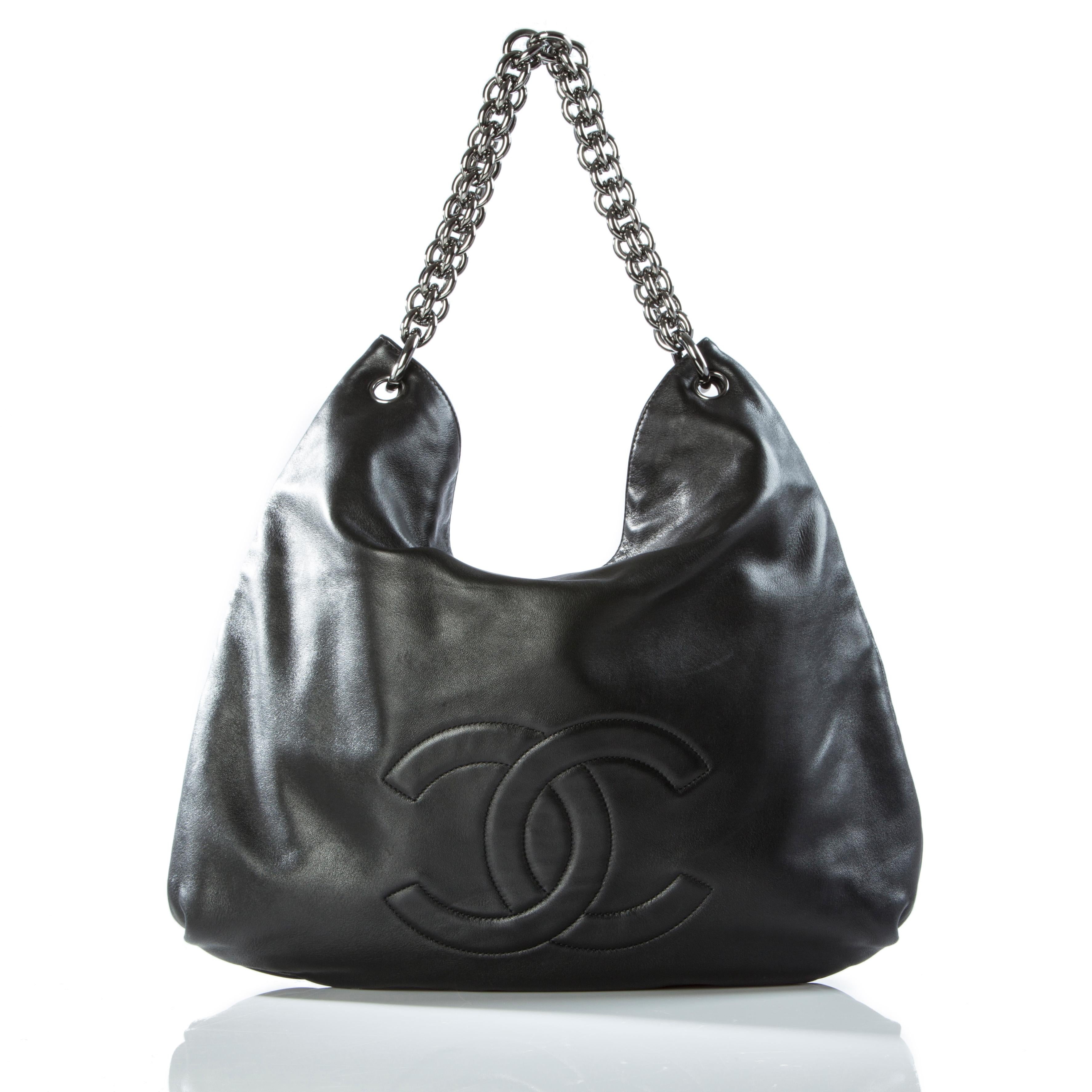 chanel thick chain bag