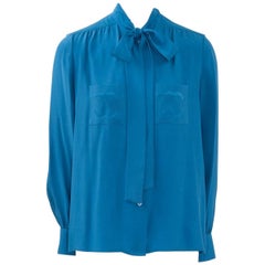 Chanel Lavaliere Silk Blouse Chanel Lavaliere Silk Blouse