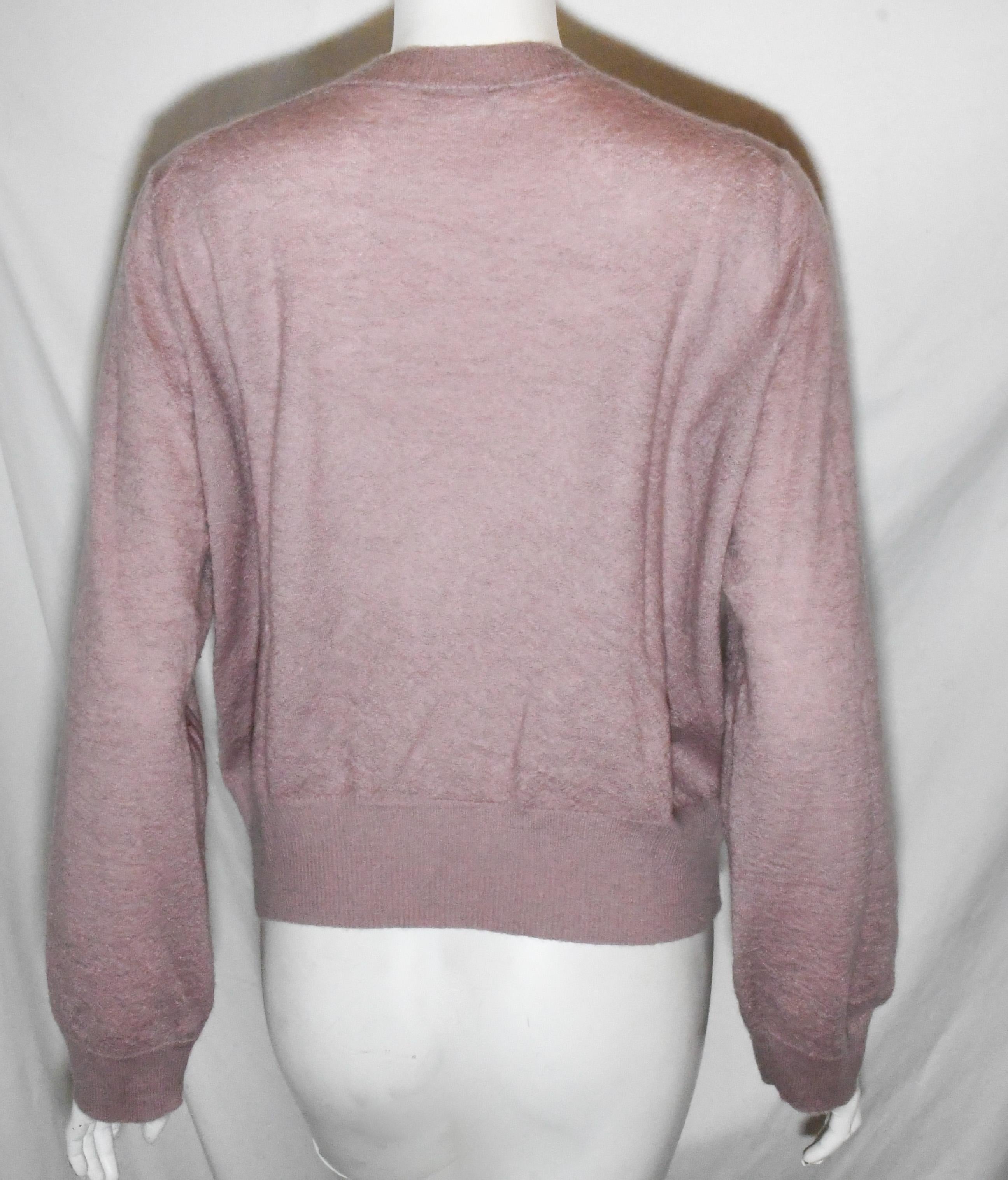 chanel pearl sweater