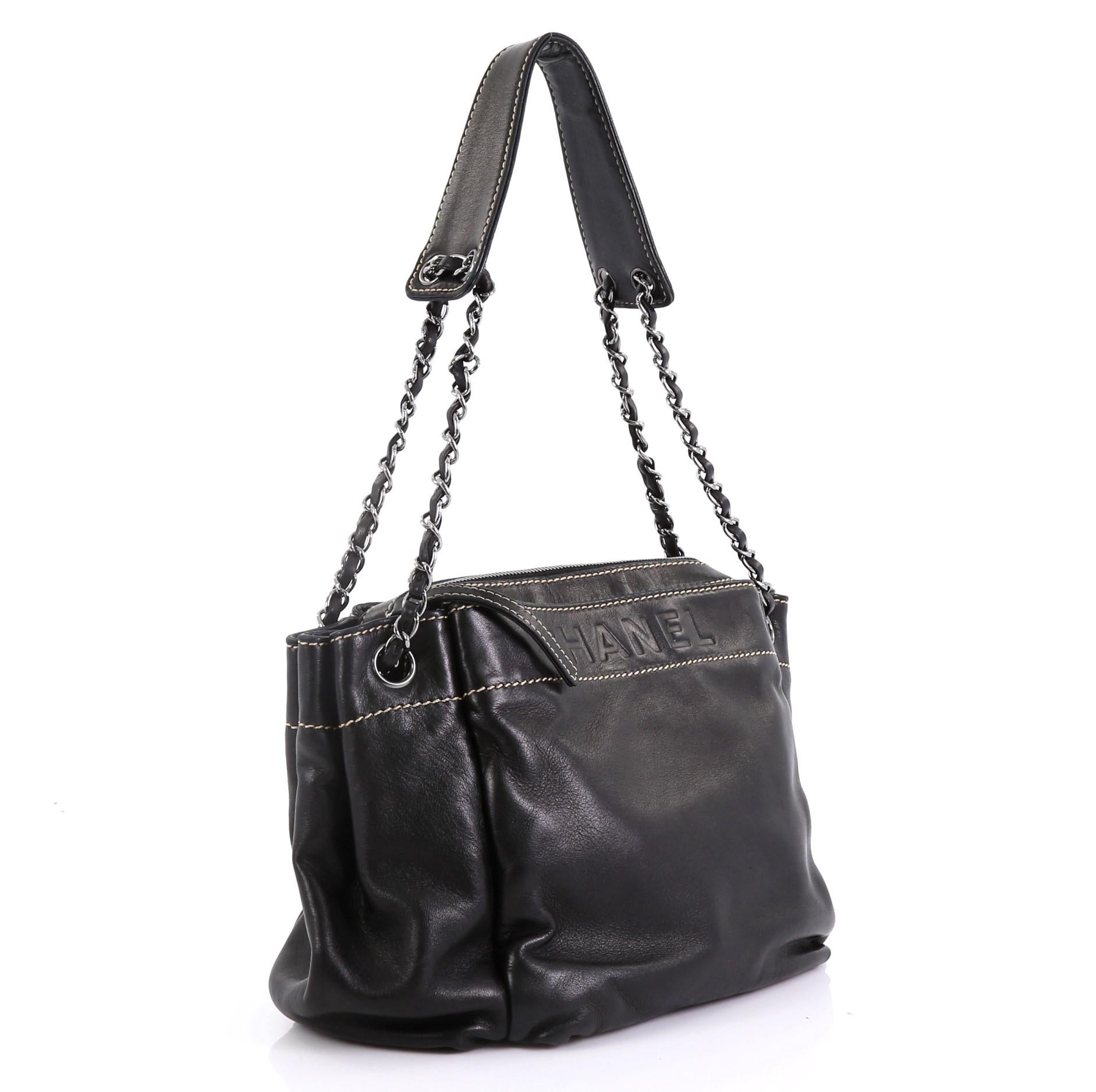 chanel lax accordian bag
