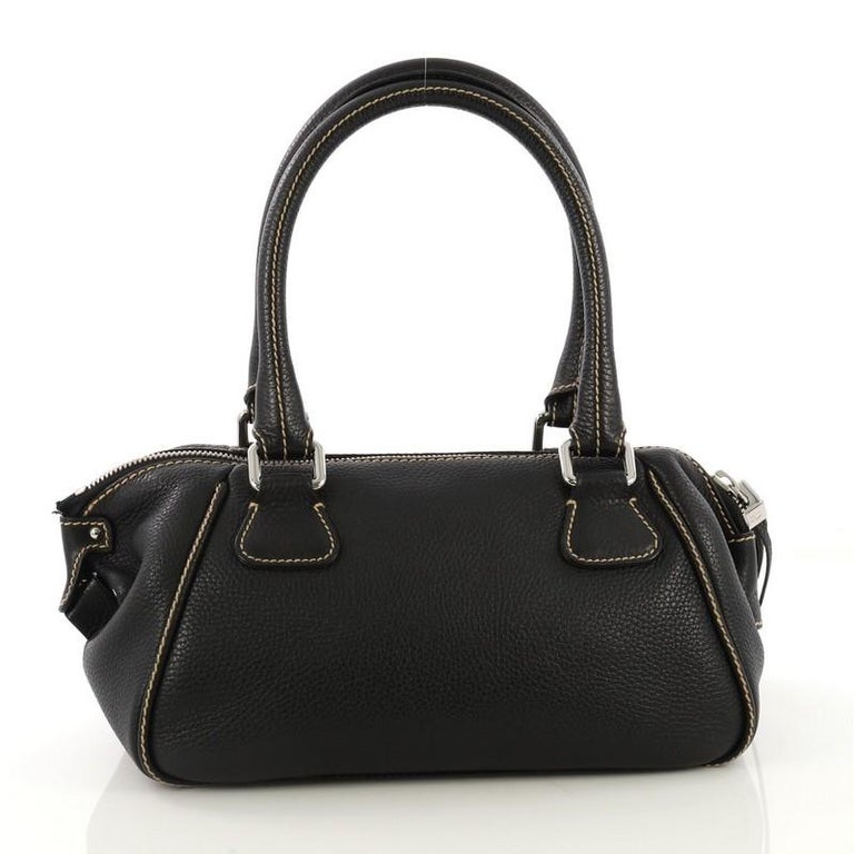 Chanel Lax Tassel Bag Pebbled Leather Medium at 1stDibs