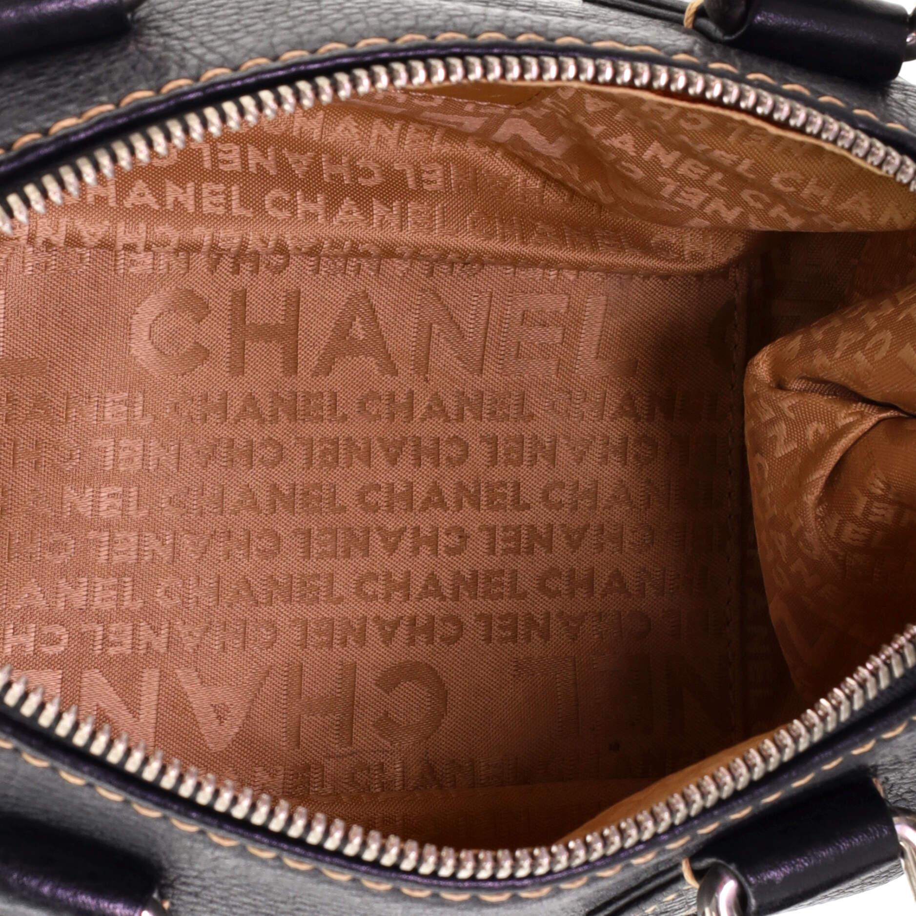 Chanel Lax Tassel Bag Pebbled Leather Small 1