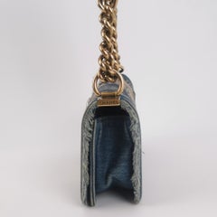 Chanel Le Boy Bag Small Denim Patchwork Gold Hardware 2014-15