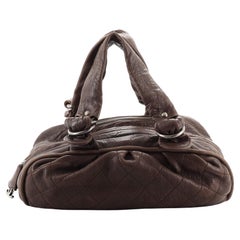Chanel Le Marais Bowlertasche aus gestepptem Leder Medium