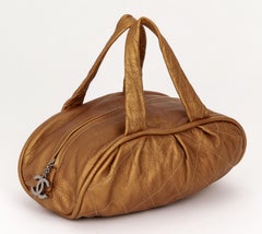 Chanel Le Marais Bronze Soft Leather Handbag