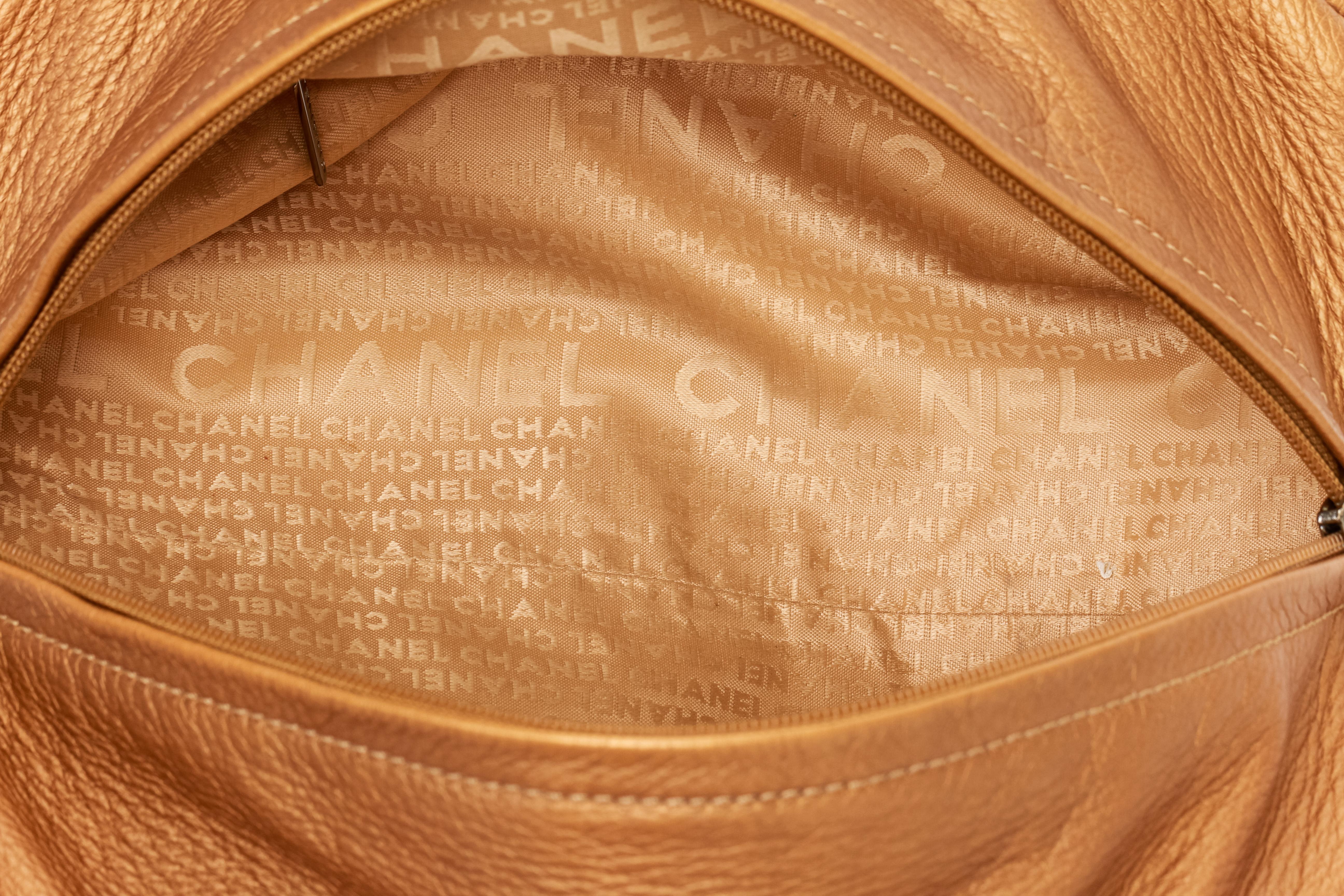 Chanel Le Marais Bronze Soft Leather Handbag 1