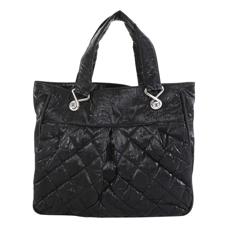 Chanel Le Marais Tote Quilted Coated Canvas Large