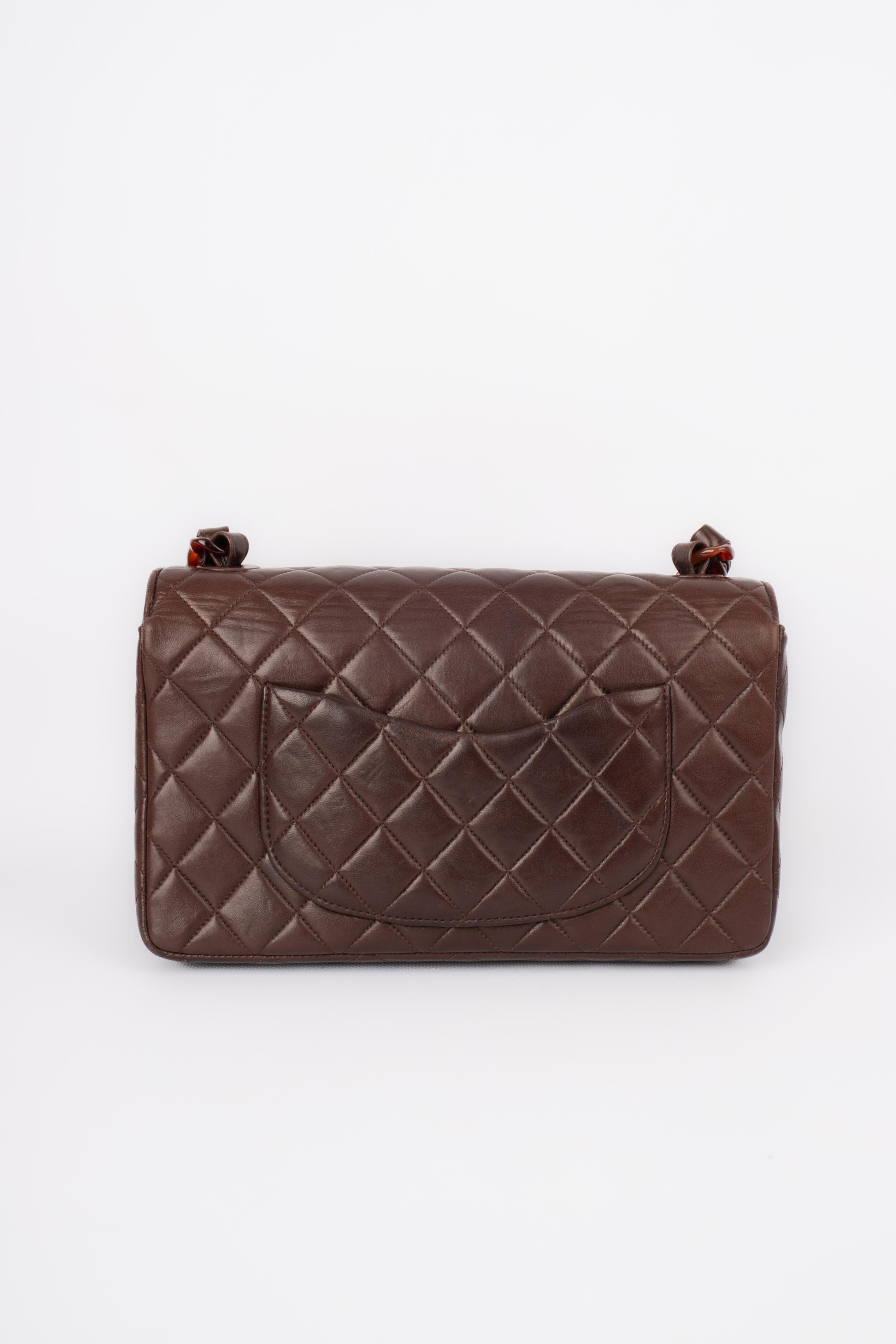 Chanel leather and bakelite bag 1