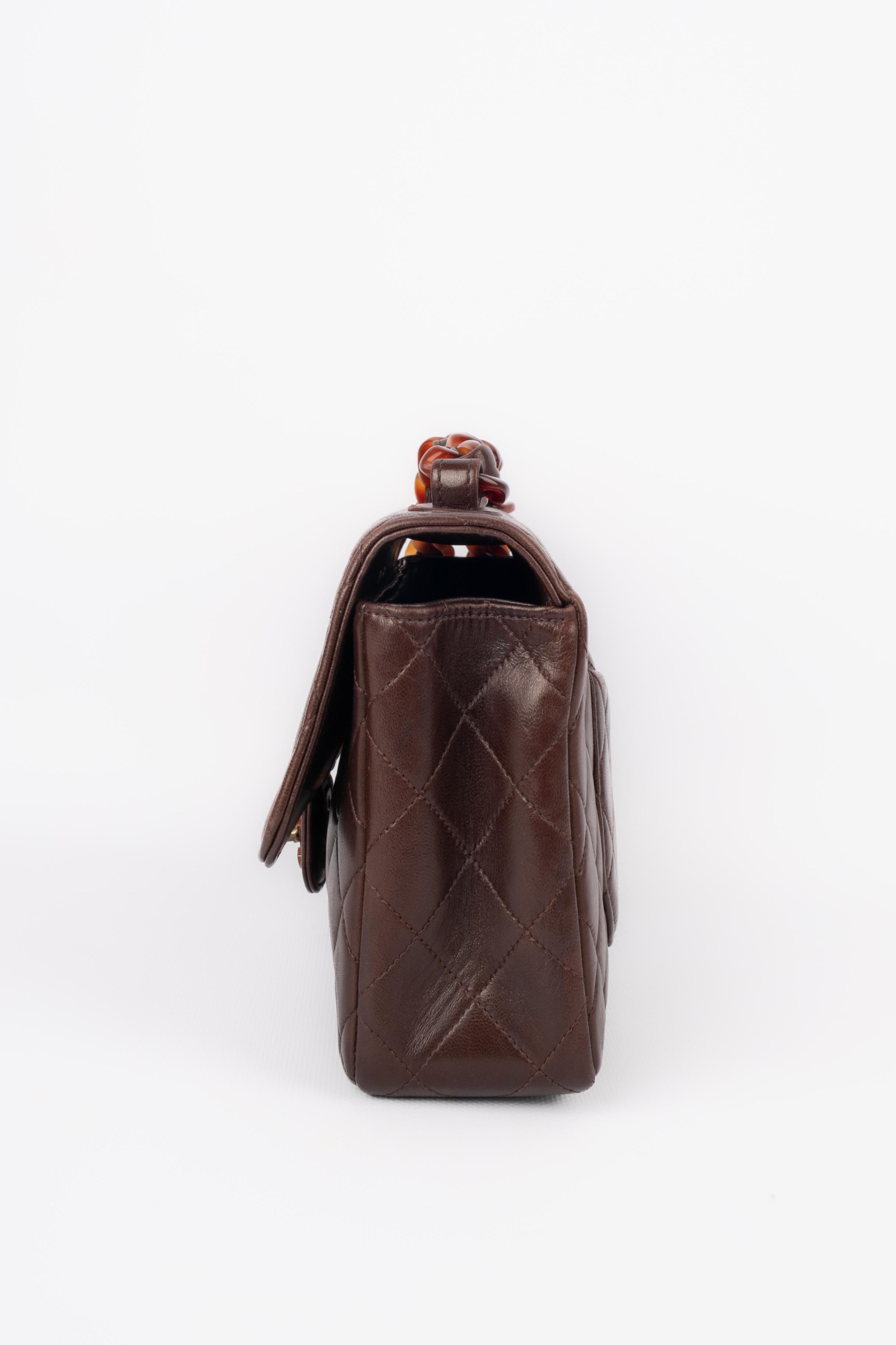 Chanel leather and bakelite bag 2