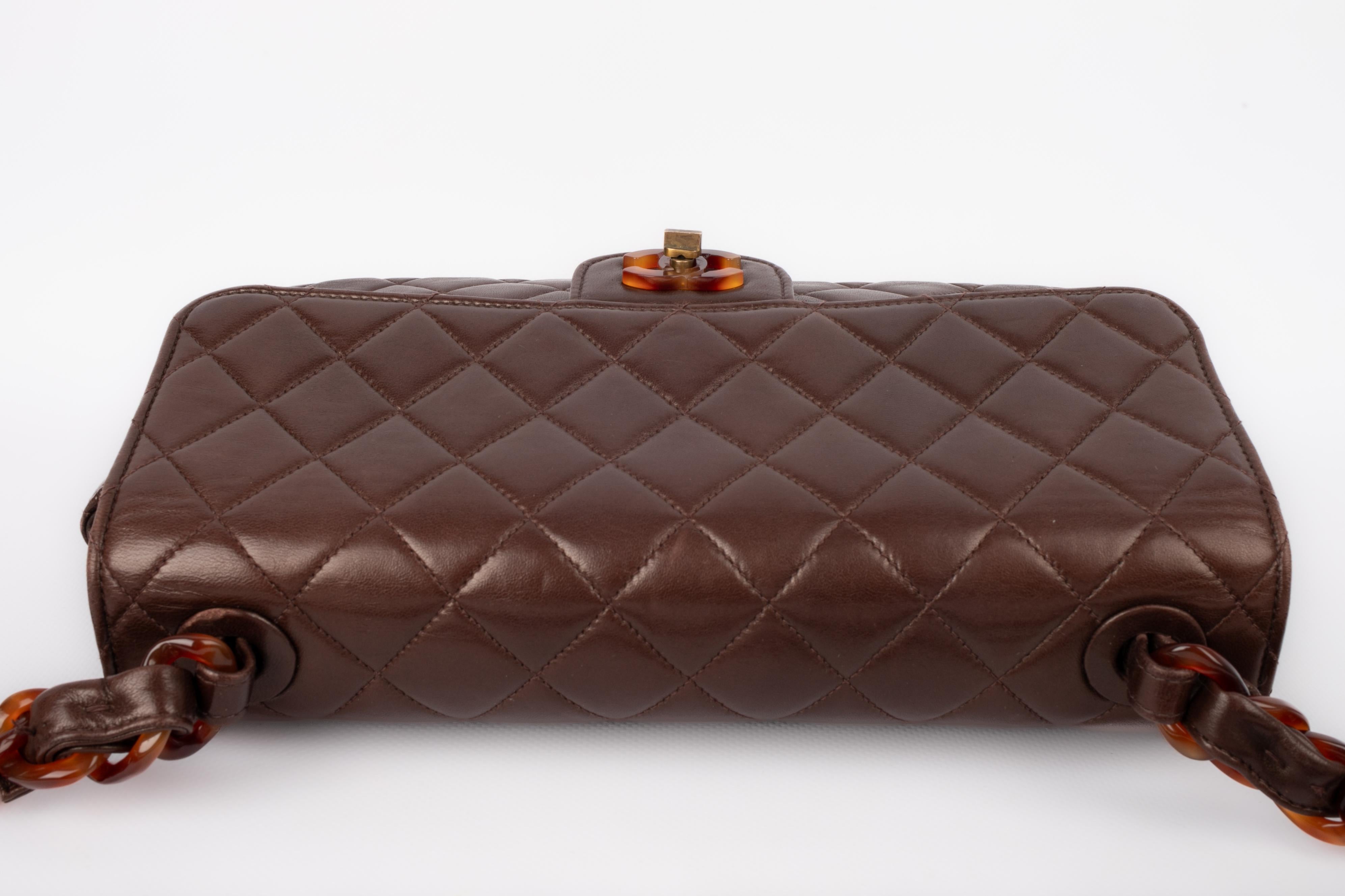 Chanel leather and bakelite bag 5