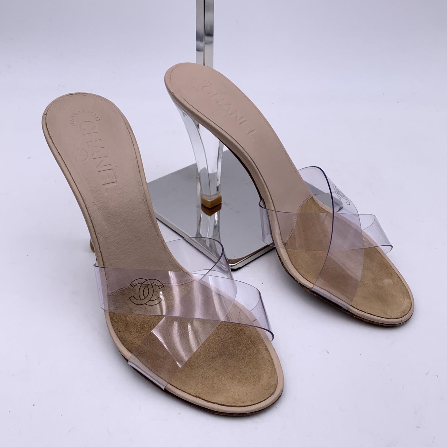 chanel pvc sandals