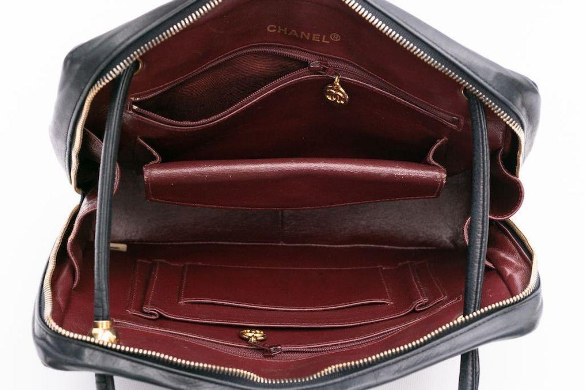 Chanel Leather and Fabric Bag Collection, 1989/1991  For Sale 4