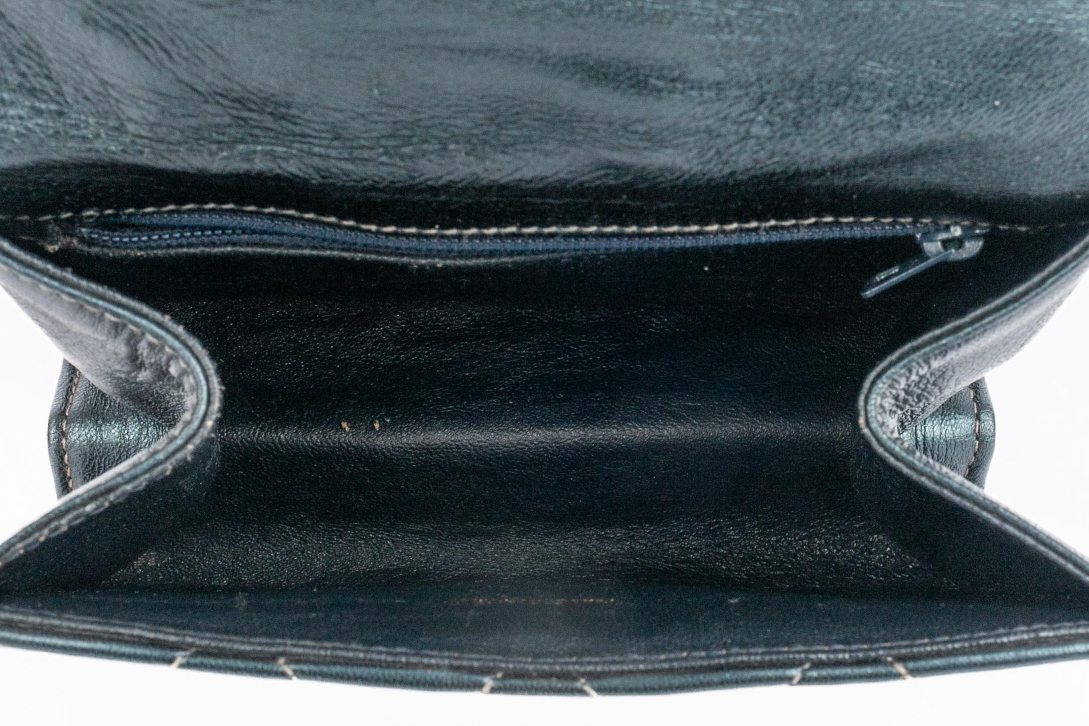 Chanel leather bag 1991-1992 in vendita 5