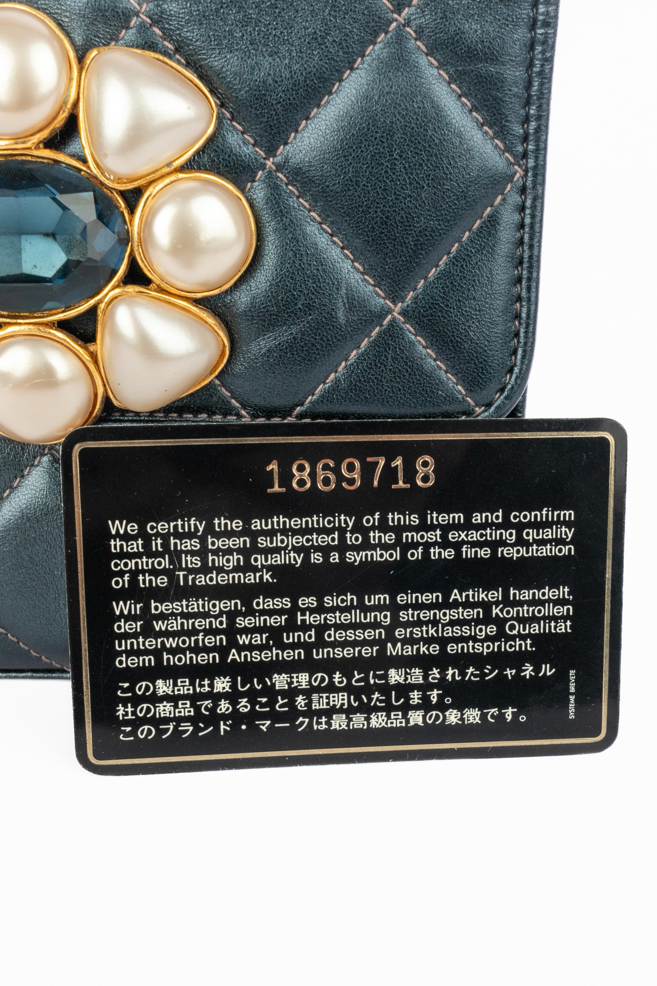 Chanel leather bag 1991-1992 in vendita 7