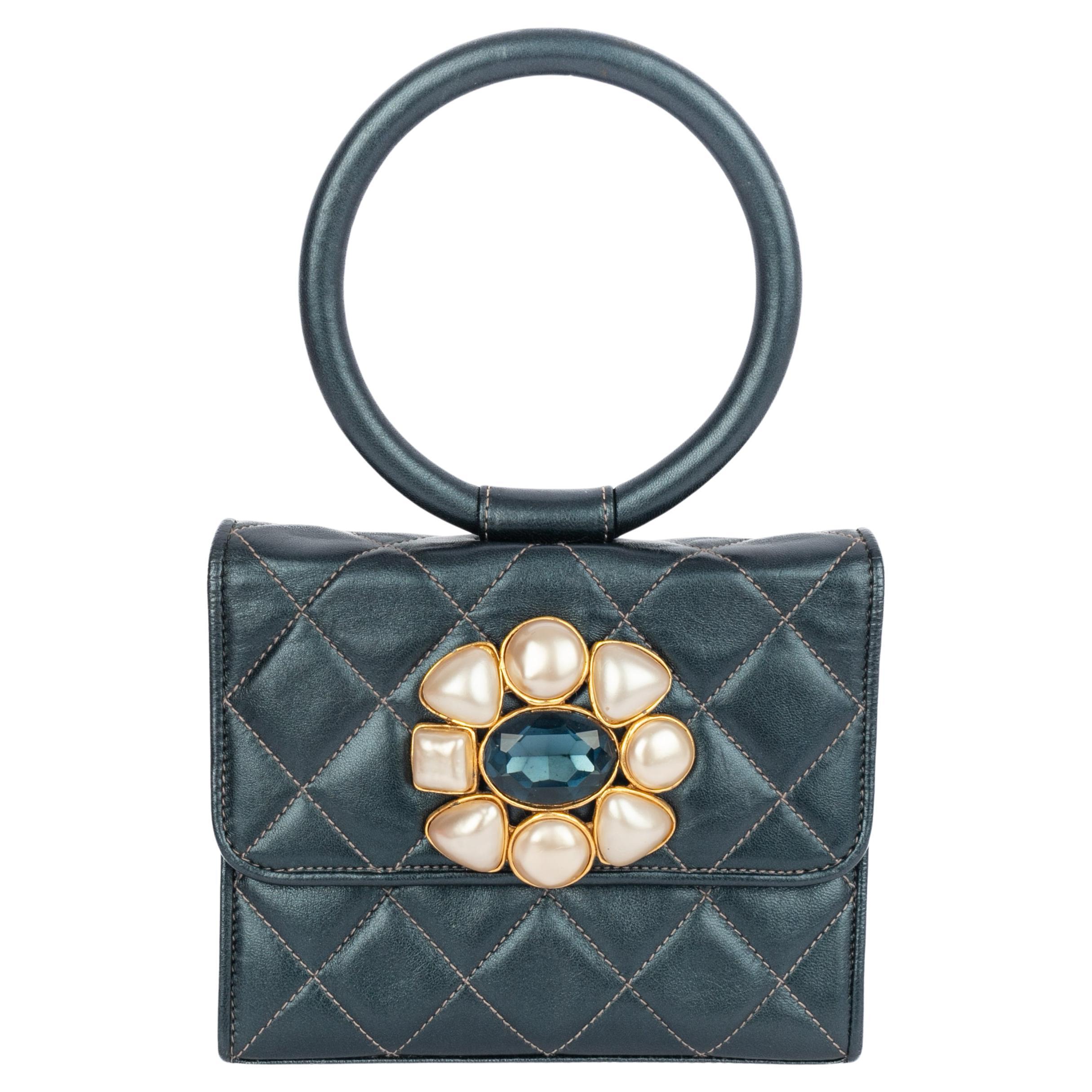 Chanel leather bag 1991-1992