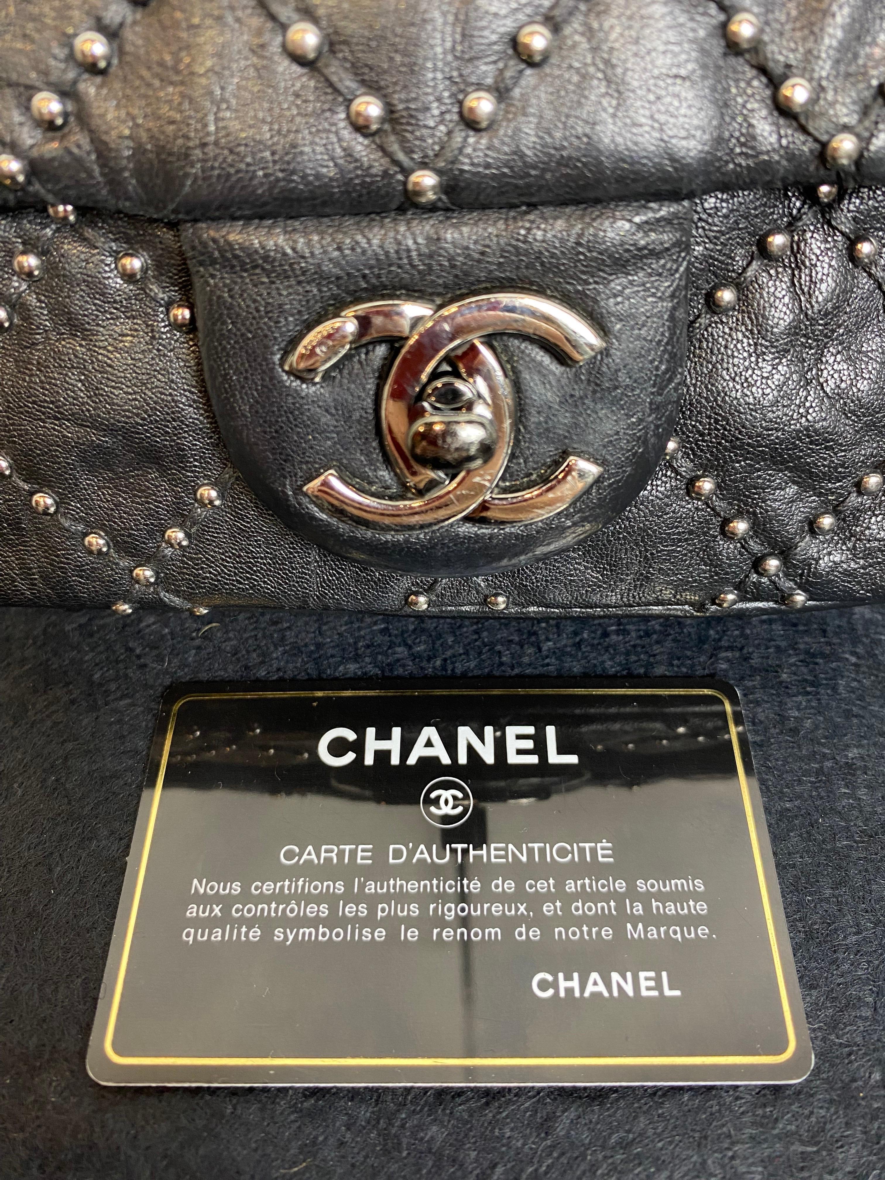 Bolso de piel Chanel de la colección 2014 de Karl Lagerfeld. en venta 7