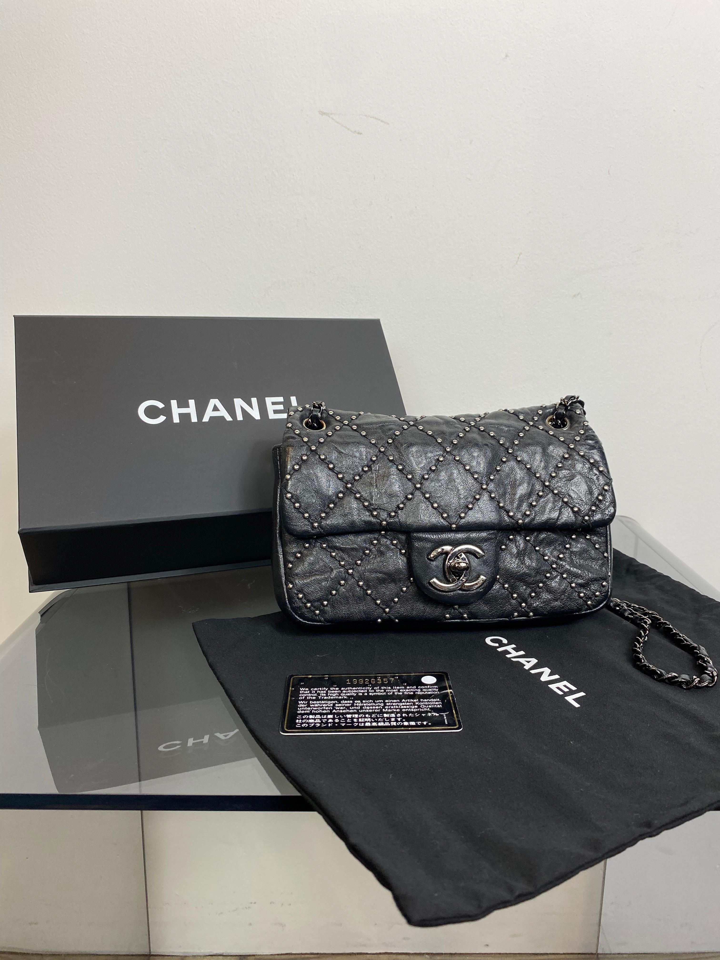 Bolso de piel Chanel de la colección 2014 de Karl Lagerfeld. en venta 9
