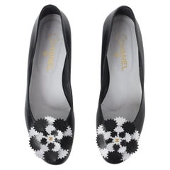 Chanel Leather Ballerina Shoes