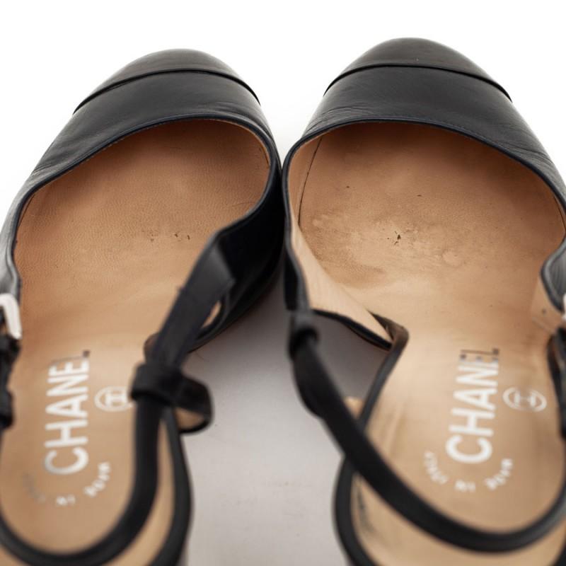 CHANEL Leather Ballerinas  5