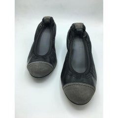 Chanel Leather Ballet Flats in Black