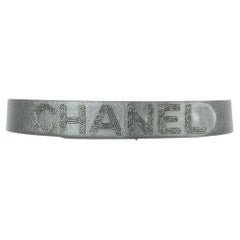 Chanel leather belt