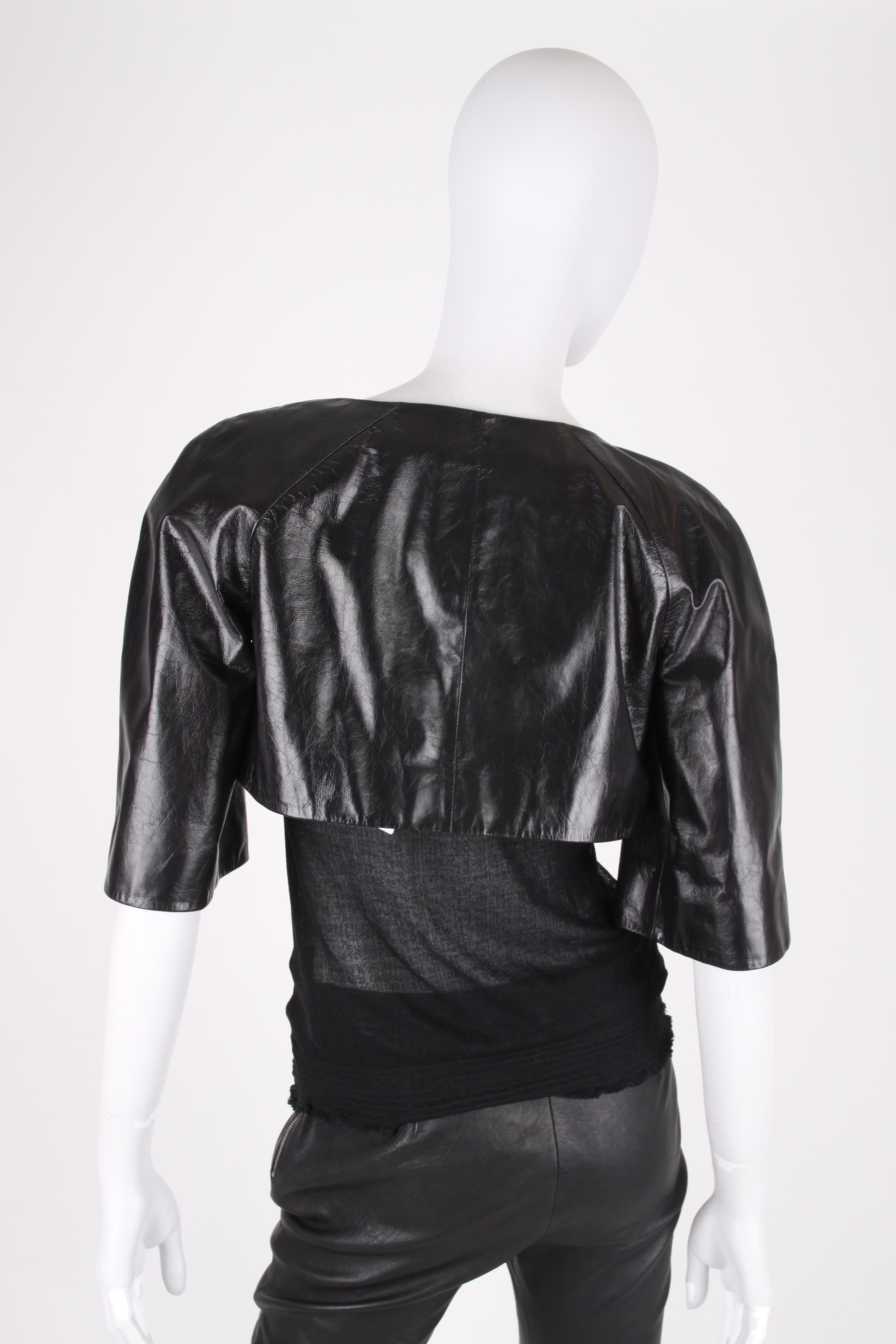 leather bolero jackets