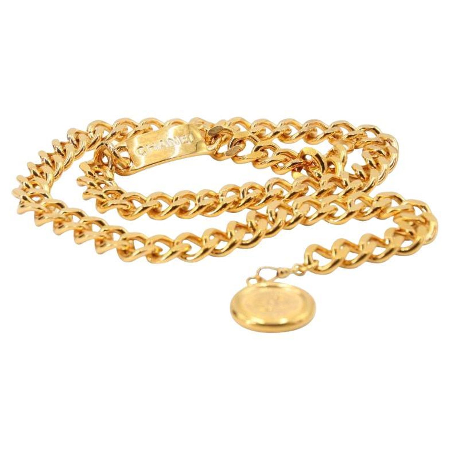 Louis Vuitton Collier Chain Links Necklace Gold LV-J1101P-A002