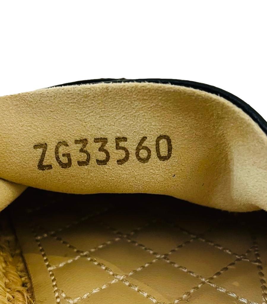 Chanel Leather 'CC' Logo Espadrille Mules 4