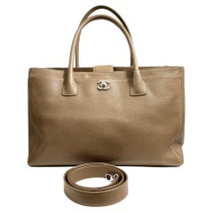 Chanel Leather Cerf Tote Bag