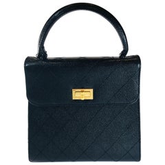 Chanel Leather Handle Bag Chanel Leather Handle Bag