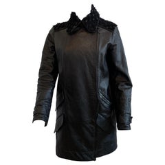 Chanel Leather Lambskin Coat