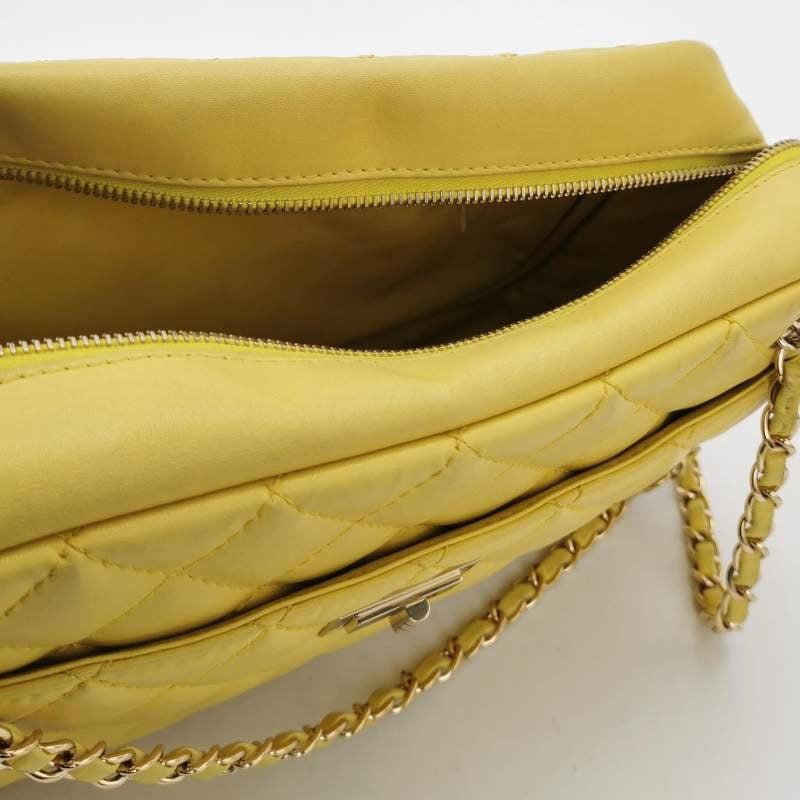 Chanel Leather Quilted Medium 2.55 Mademoiselle Camera Case Bag, 2008-2009 For Sale 1